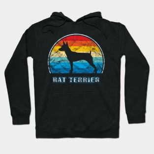 Rat Terrier Vintage Design Dog Hoodie